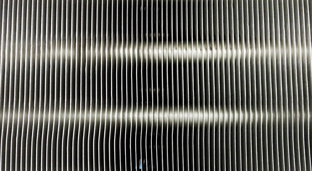 hladilna rebra po čiščenju